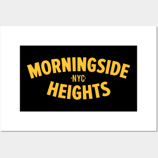 Morningside Heights Manhattan Logo -  Authentic NYC Vibes - Minimal Style Posters and Art